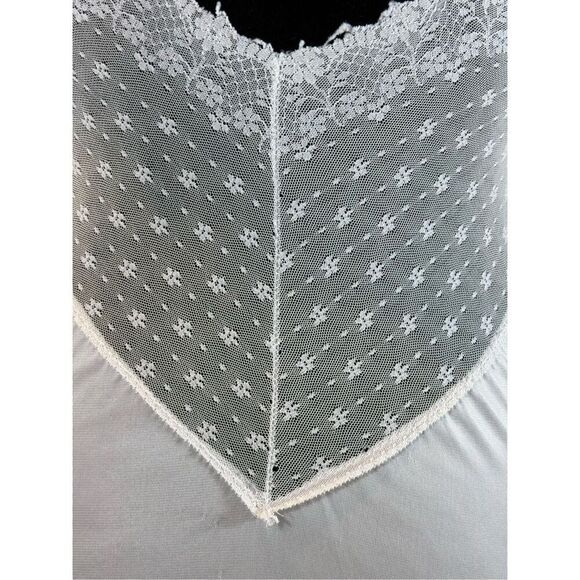 Vintage Ashley Taylor Lace Bodice & Trim White Slip Women's 32B - Picture 5 of 12